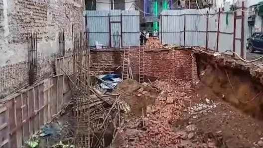 Four Killed After Wall Collapsed Due To Rainfall In Delhi