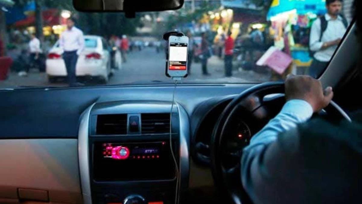 App cab driver obscenity in front of girl passenger in delhi