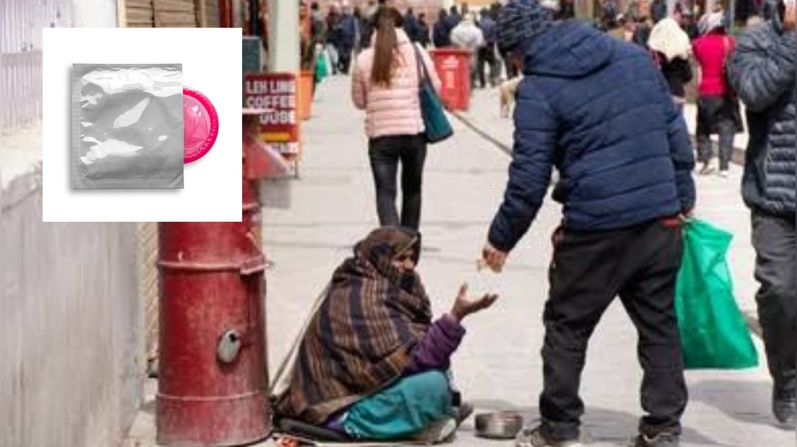 Doctor Faces Backlash For Giving Condom To Beggar On Diwali viral video_gnr