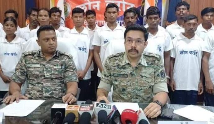  35 Maoists surrender in Chhattisgarh