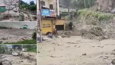 Another Cloudburst Hits Uttarakhand Uttarkashi  Muddy Water Enters Houses 