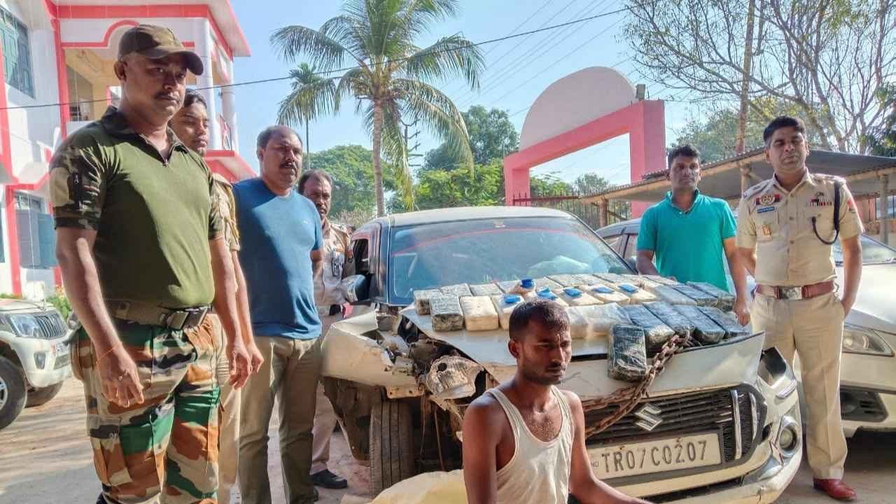 Four police injured in tripura, still rescued three crore worth yaba tablet gnr 