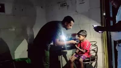 mobile torches used for deliveries at health center gnr