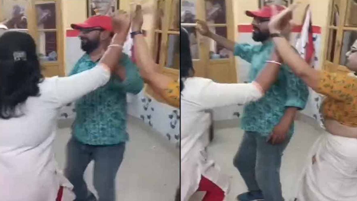 Obscene dance inside CPIM youth wing DYFI office