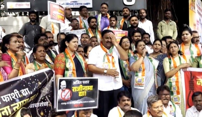 badlapur protest politically motivated, claimed Shinde