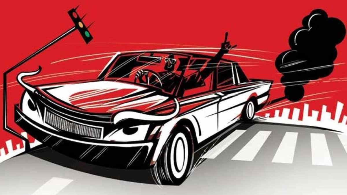 delhi police constable crushed to death by liquor supplier car_gnr