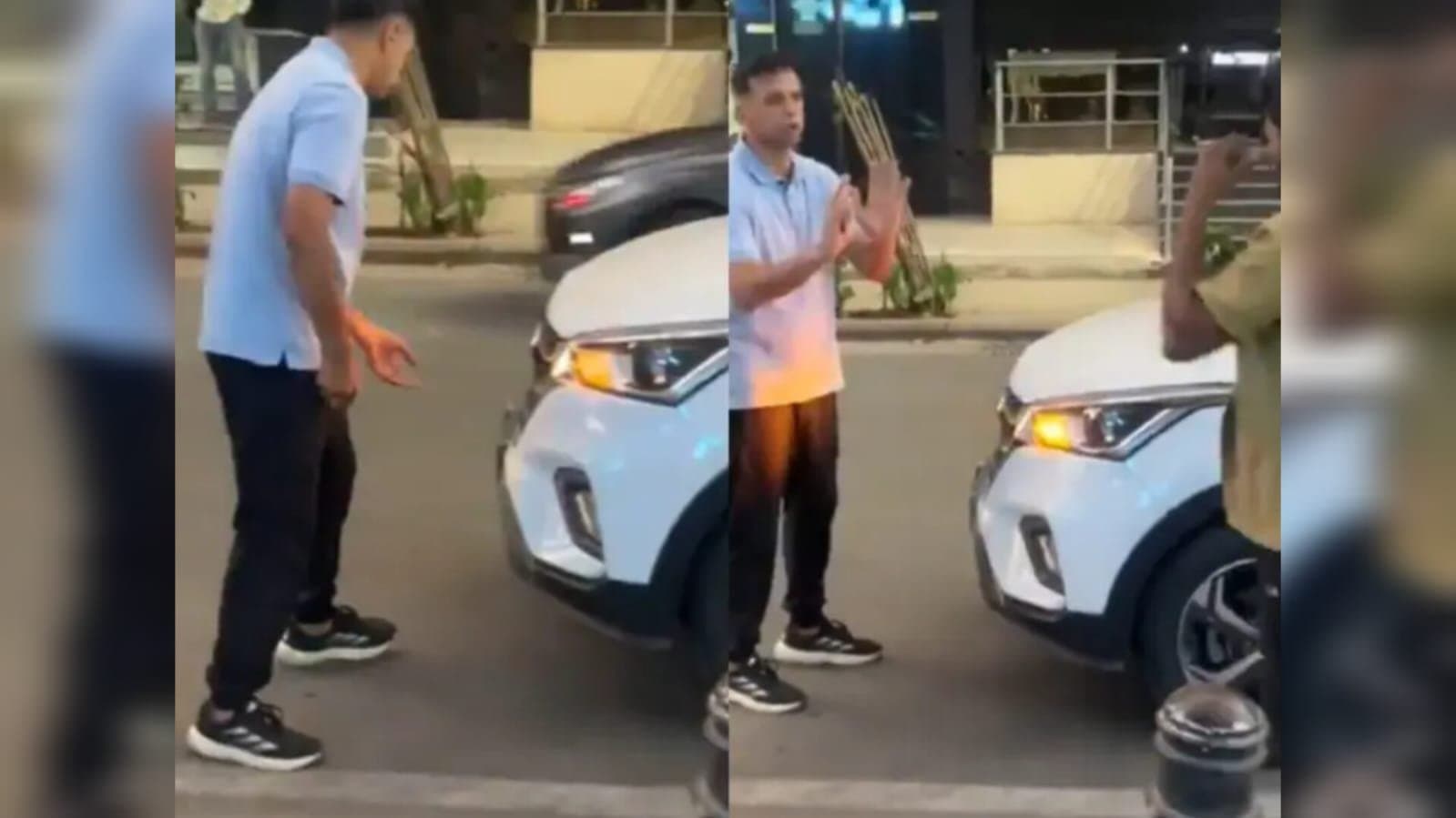 rahul dravid car collides with auto in bengaluru, then a heated argument starts spt
