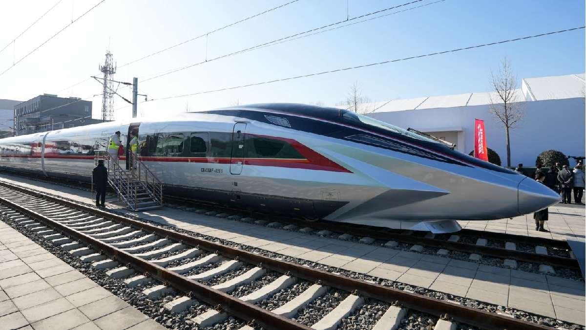 Why is the front of a bullet train always shaped like a birds beak