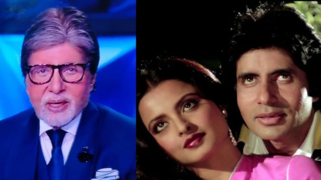 Amitabh Bachchan gives rose to woman contestant and recites poetry from Silsila  in Kaun Banega Crorepati 16 ENT