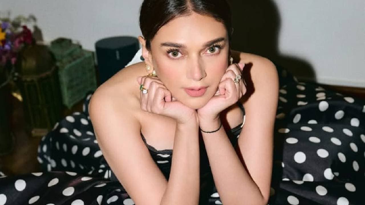 Aditi Rao Hydari shared pictures in polka dots dress netizen spreads rumours about her pregnancy 