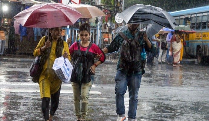 Kolkata south bengal rainfall forecast