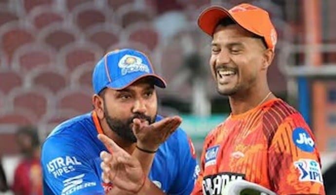 IPL 2024: হরষিতের 'ফ্লায়িং কিস' ফেরালেন রোহিত, হাসিতে লুটিয়ে পড়লেন মায়াঙ্ক