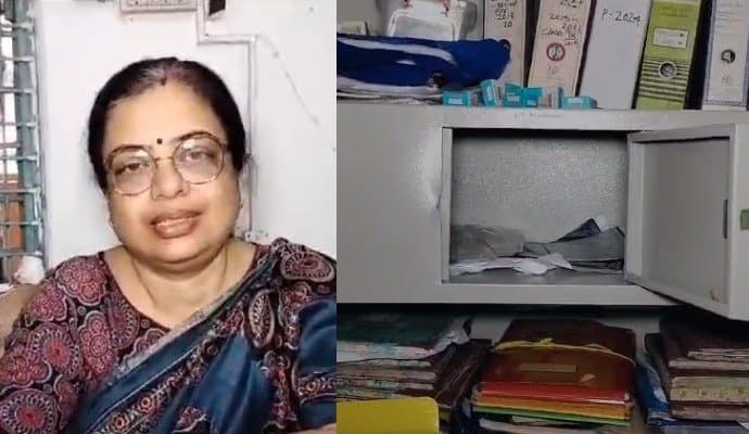 South 24 Pargana robbery at Narendrapur school gnr 