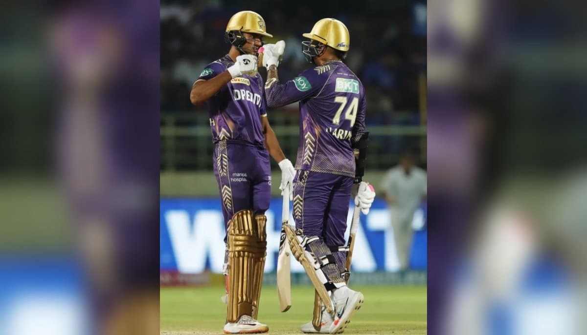 KKR: নারিন-রঘুবংশী ঝড়ে আইপিএলের ইতিহাসে দ্বিতীয় সর্বোচ্চ রান কেকেআরের