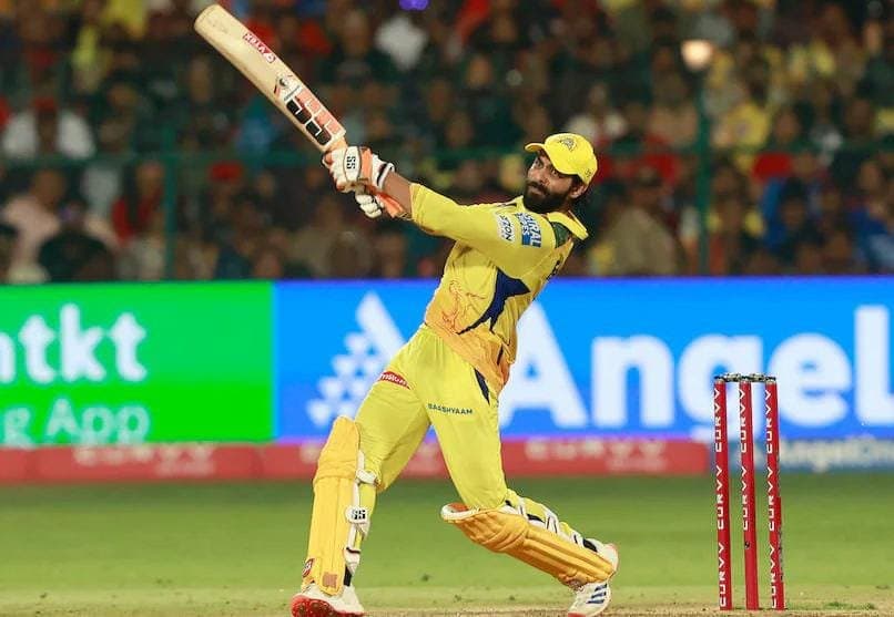 চেন্নাই হারলেও নজির জাড্ডুর, হাঁকালেন সবচেয়ে বড় ছক্কা