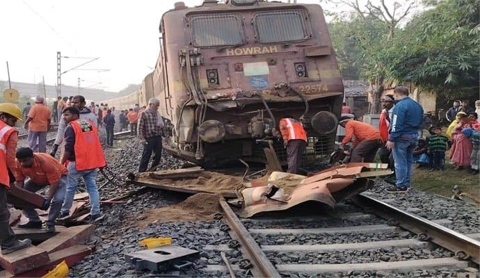 Train accident in farakka