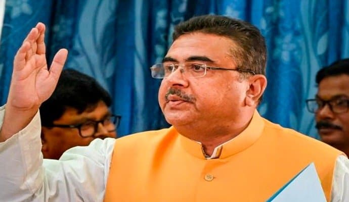 opposition leader suvendu adhikari suspend from vidhan sabha