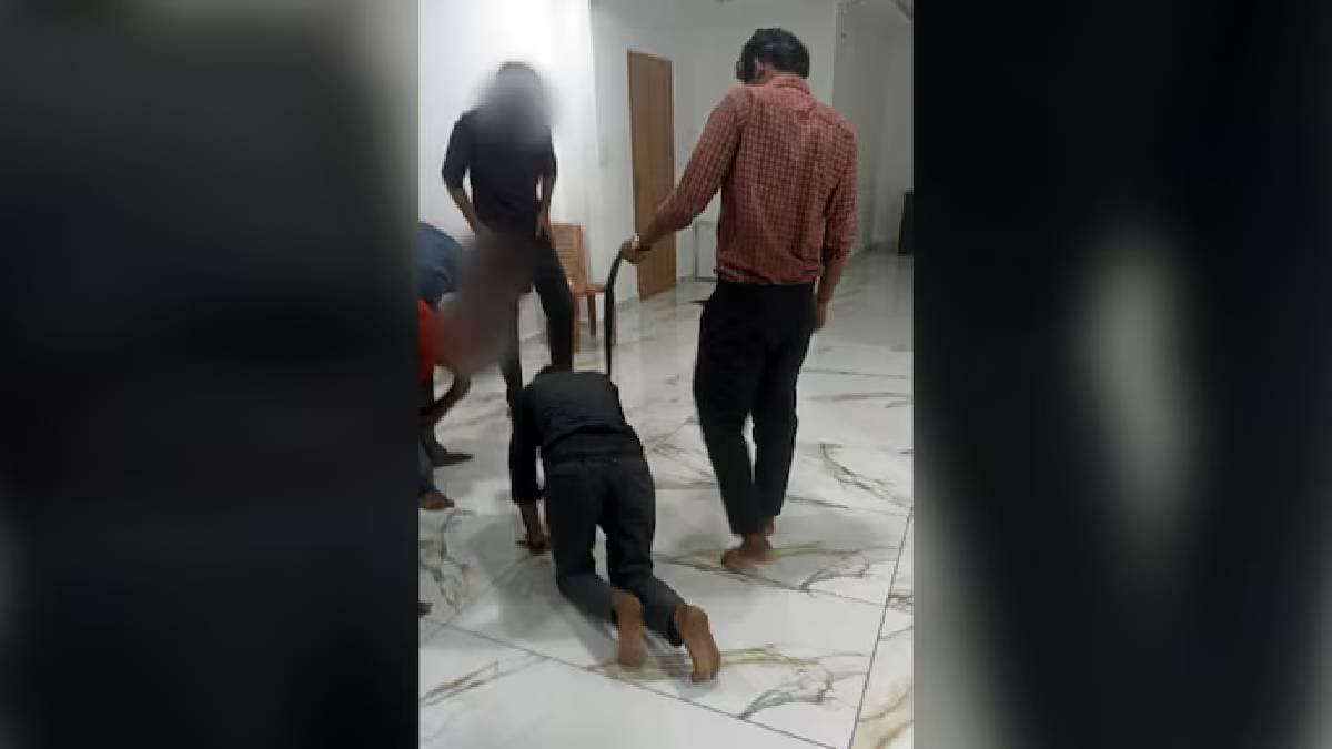 Kerala employee made to crawl like dog for failing targets watch the viral video 