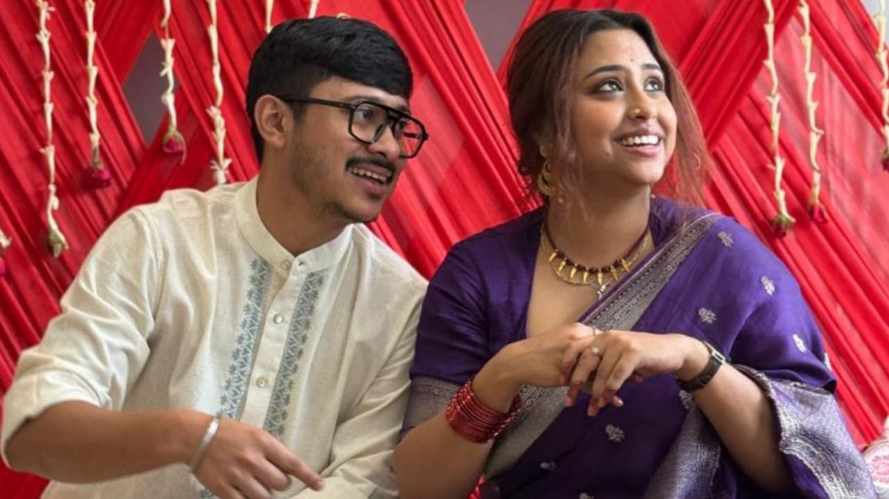 Director Nirjhar Mitra got engaged with his girlfriend Shalini Mitra