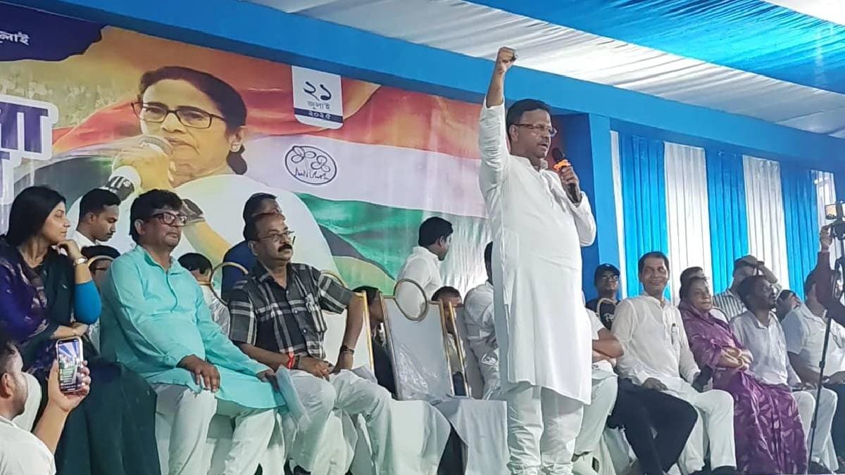 TMC minister Firhad Hakim came down heavily on BJP over Samserganj issue