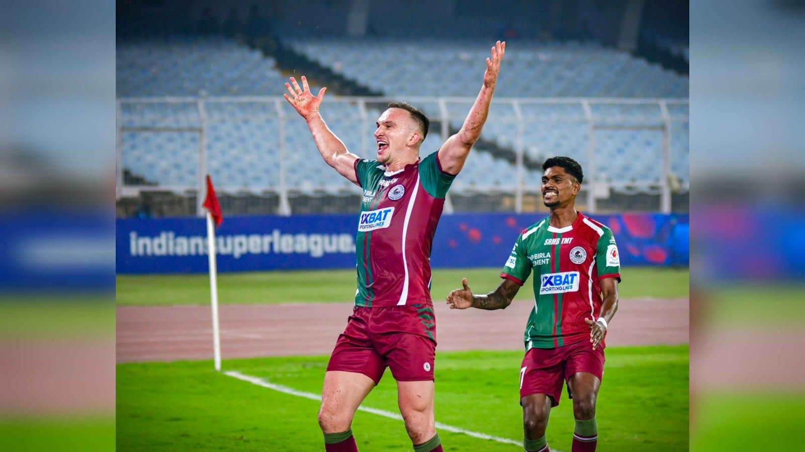 Mohun Bagan defeat hyderabad by three goals ahead of the derby spt 