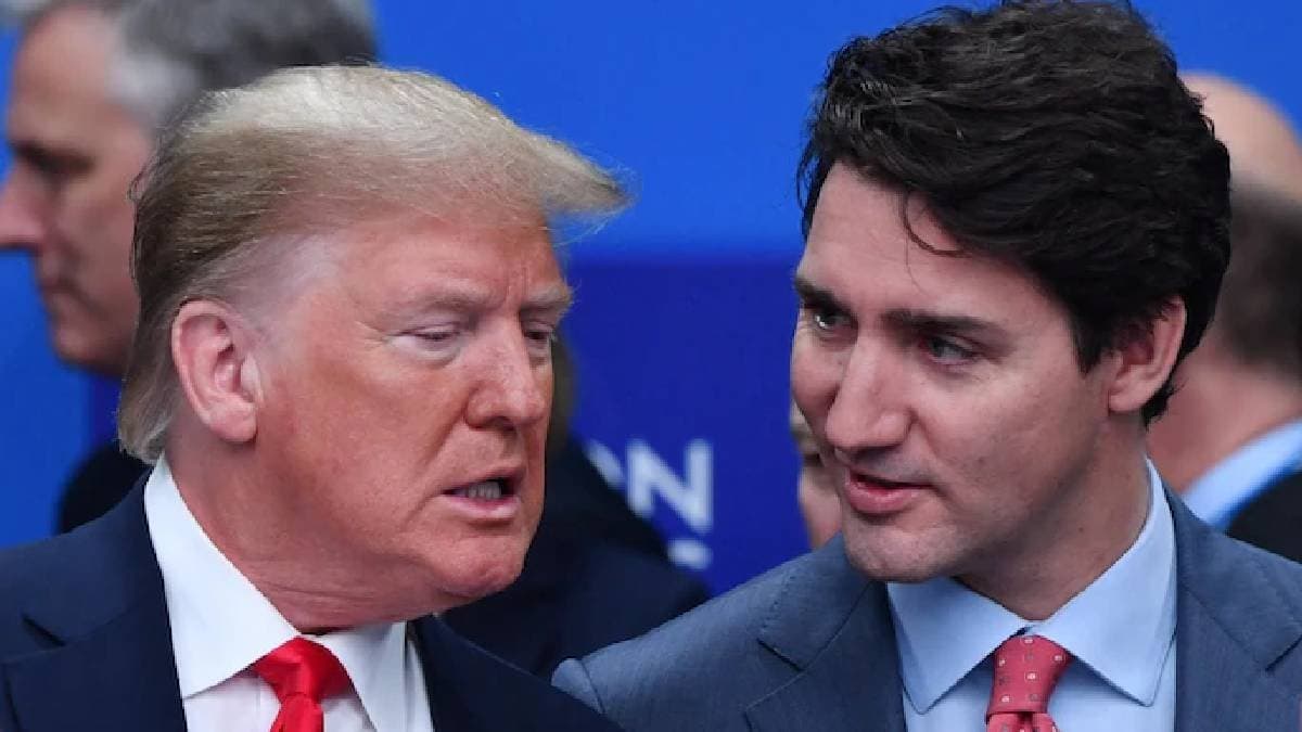Canada should become the 51st state of usa trump said infront of trudeau