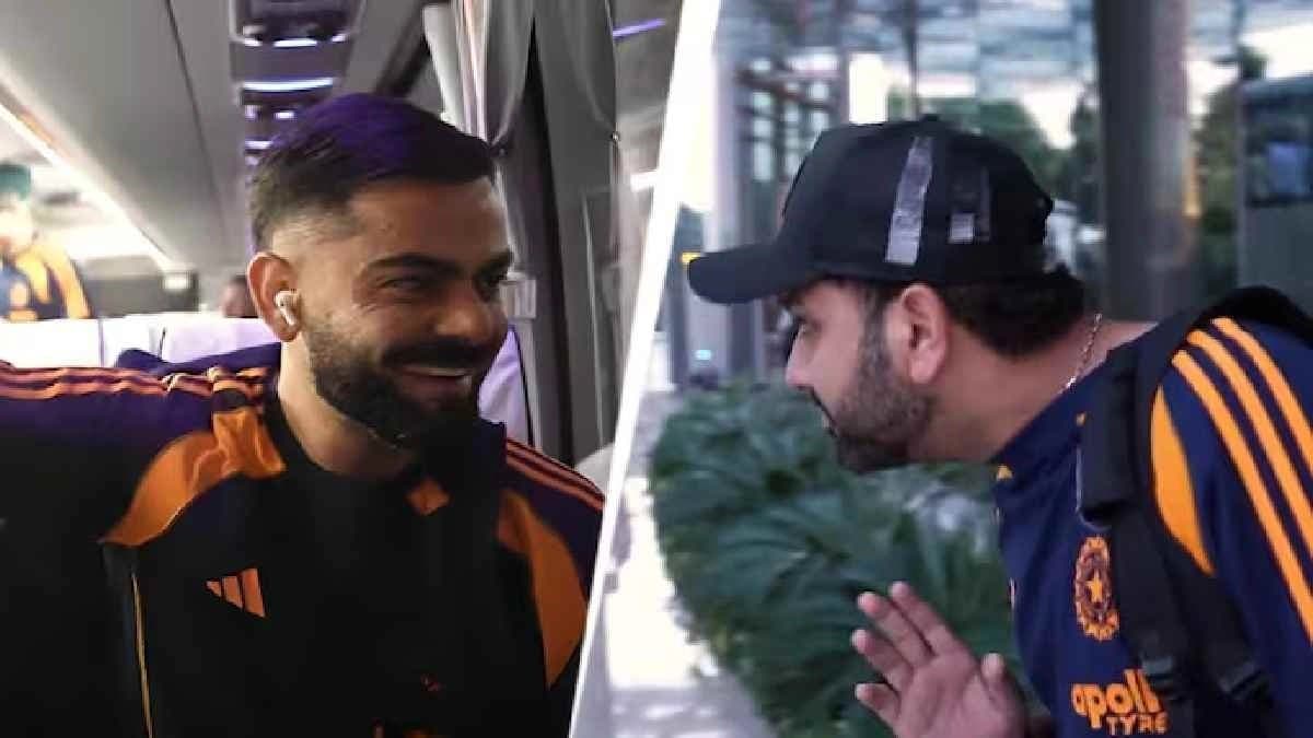Pakistani Fan meets virat kohli and rohit sharma for autograph 