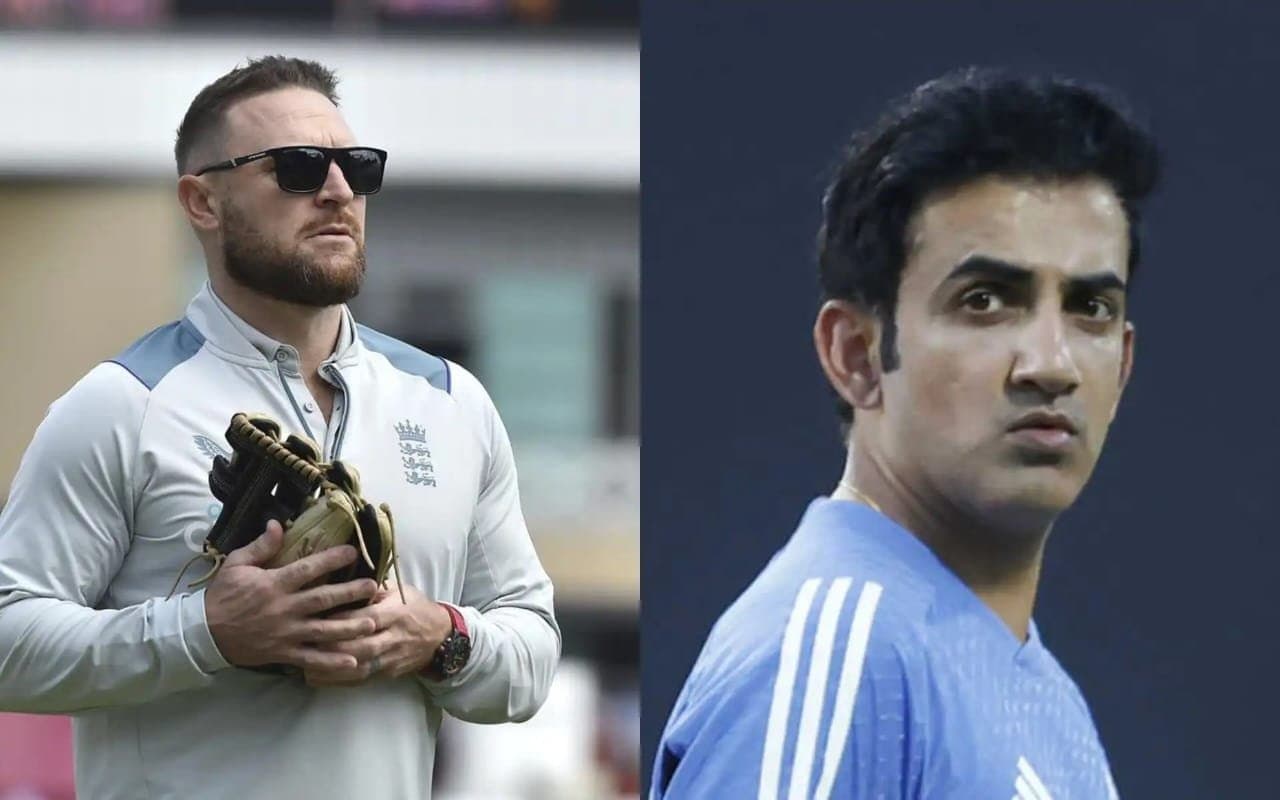 Gautam Gambhir is an outstanding leader, will get the best out of team, says brendon mcCullum spt 