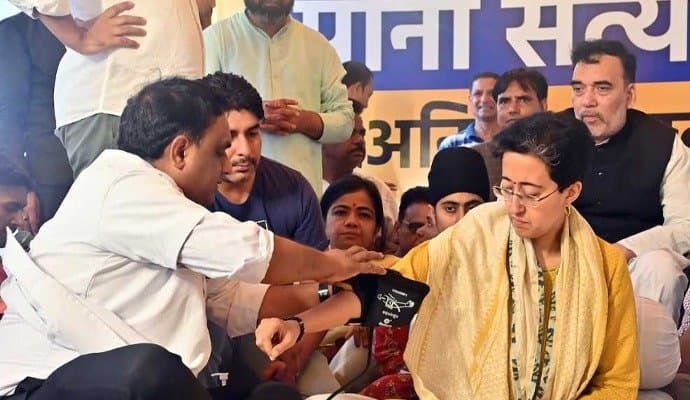 AAP's Atishi In ICU After Blood Sugar Levels Drop