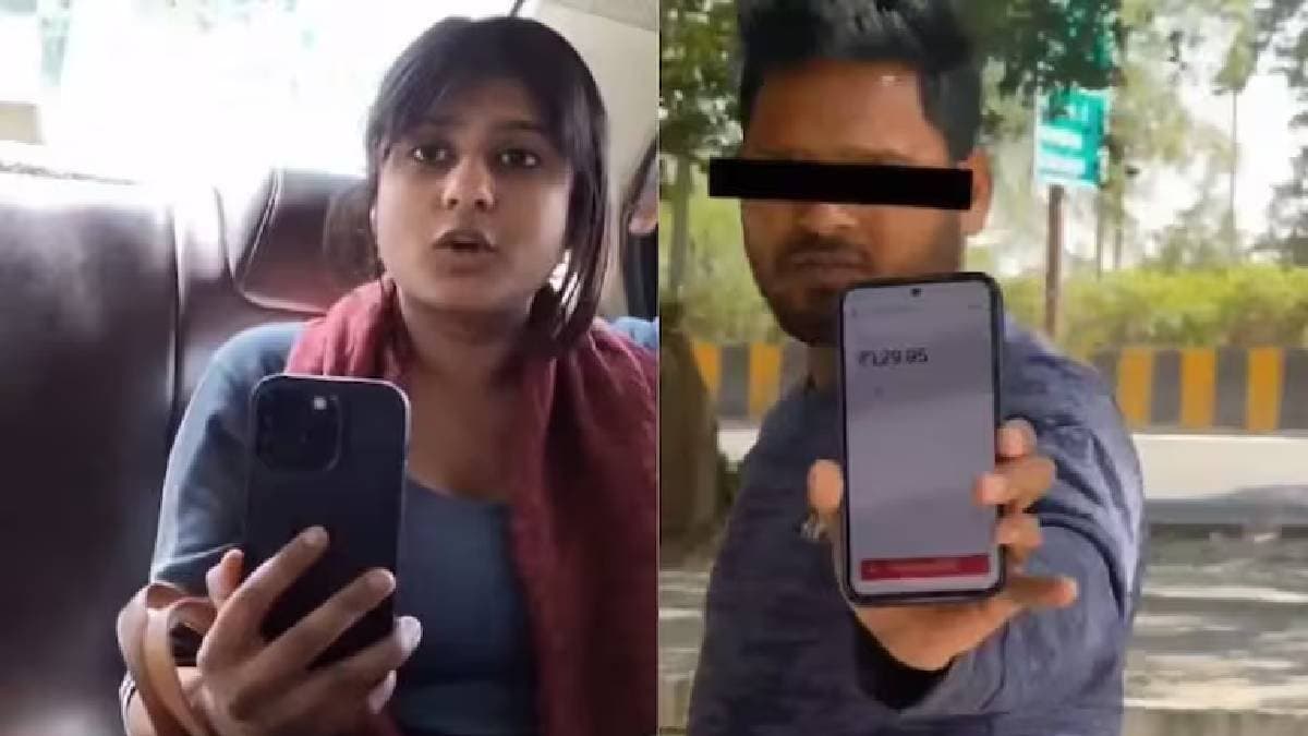 Journalist and cab driver argue over 95 paise watch the viral video