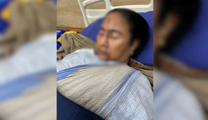 Mamata Banerjee sustained a injury