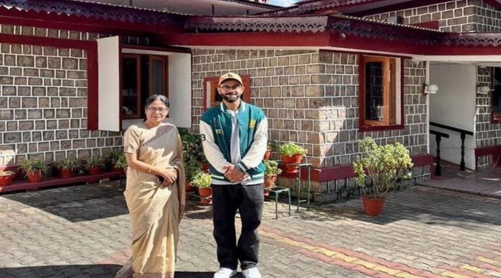 Virat Kohli visits tapovan ashram in kangra of Himachal pradesh
