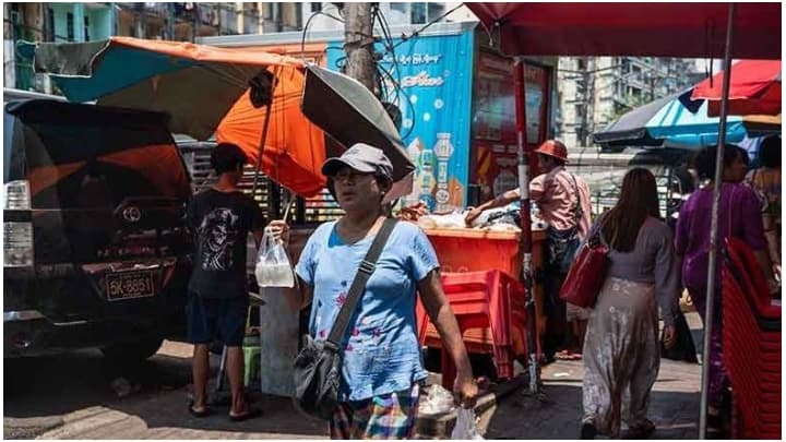 Heatwave in Myanmar
