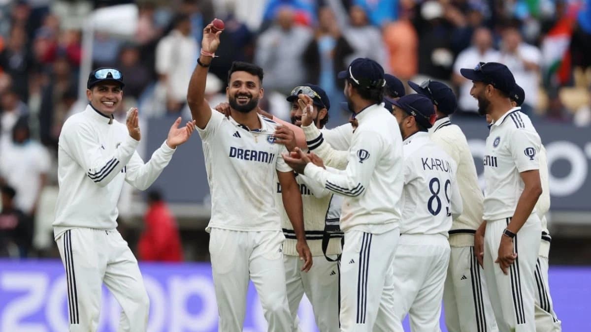 India beats England in 2nd test and level the series 