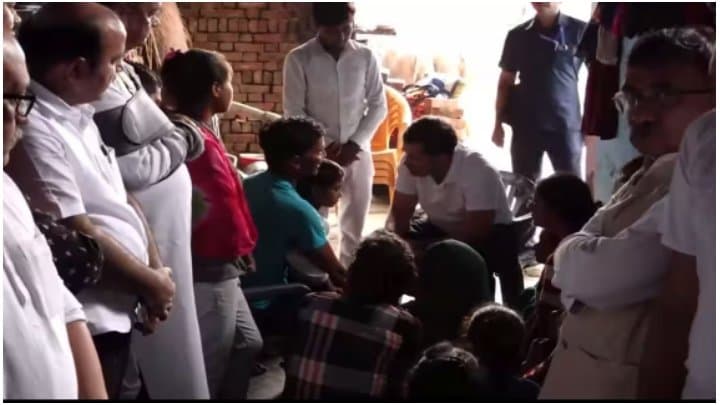 Rahul Gandhi meets families of Hathras victims, assures to raise issue in Parliament