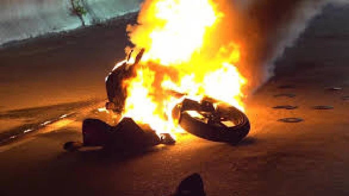 Fear of a massive fire at a petrol pump