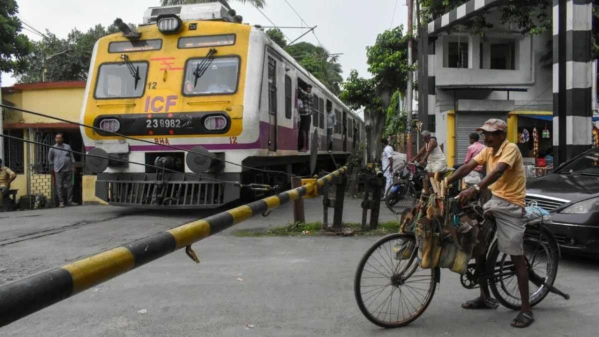 A railway gateman slept without downing the level crossing gate at the arrival of a train