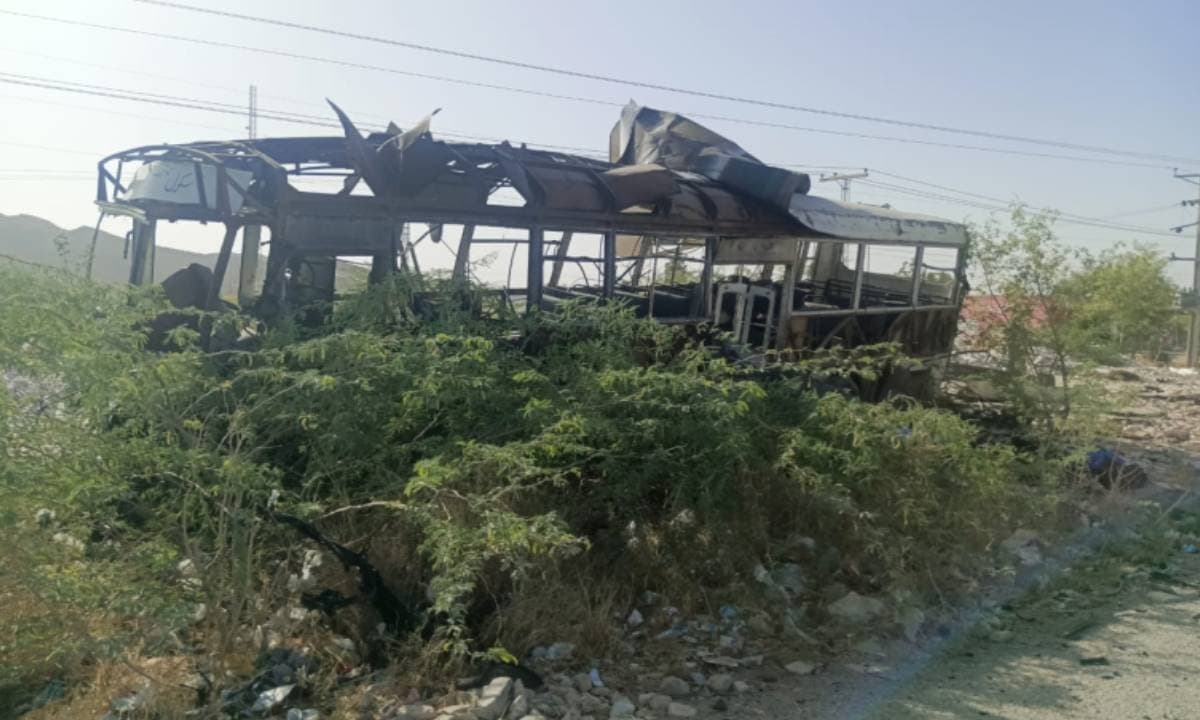 A massive explosion on a school bus in Balochistan at least 6 killed
