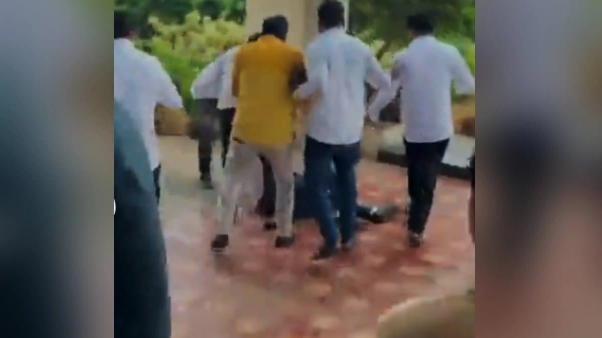 Odisha Update Officer Dragged Out Of His Office Kicked In Face 