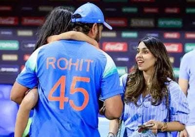 Emotional Ritika Sajdeh in tears as Rohit Sharma stand was inaugurated at Wankhede 