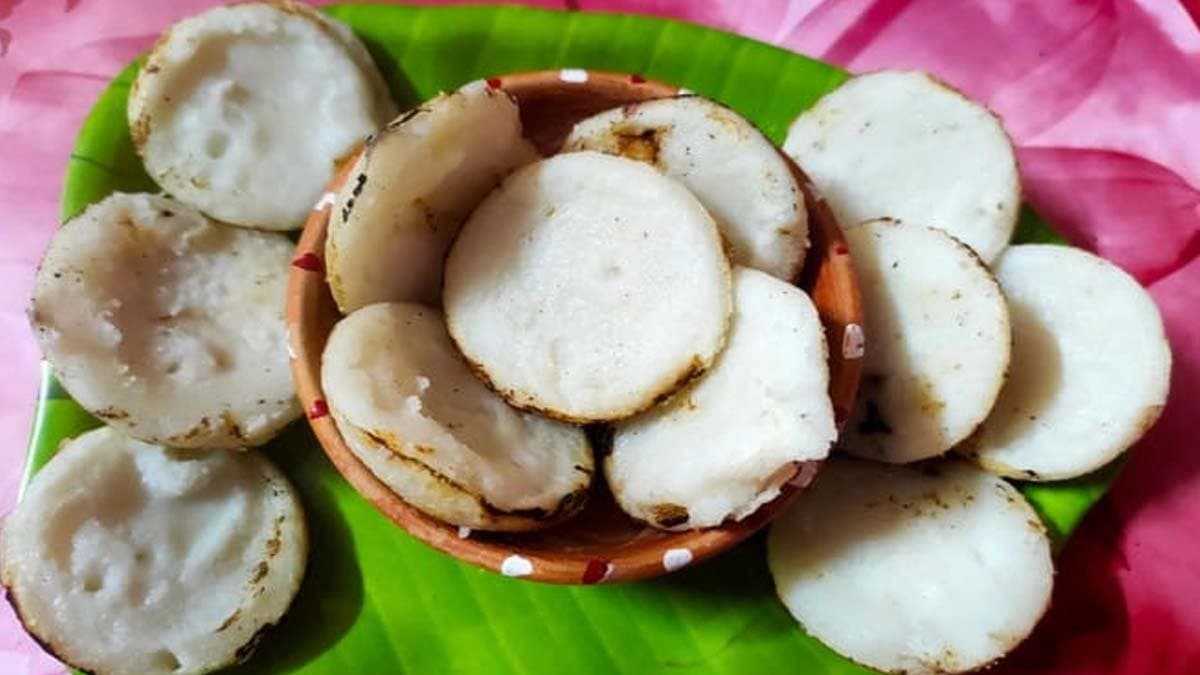 Lord Jagannatha is being offered special food at his Masir Bari