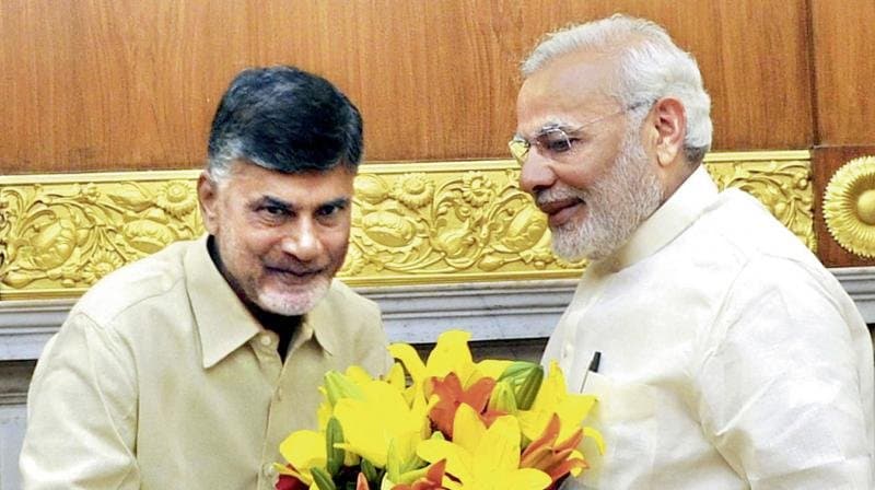 Andhra CM thanks Centre after FM announces 15,000 cr for Amravati development