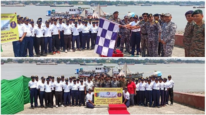 NCC Naval Sailing Expedition 2024 commenced on Sunday