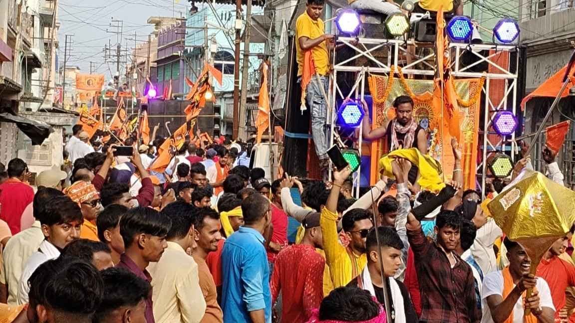 Hanuman Jayanti Celebration With DJ in Hooghly
