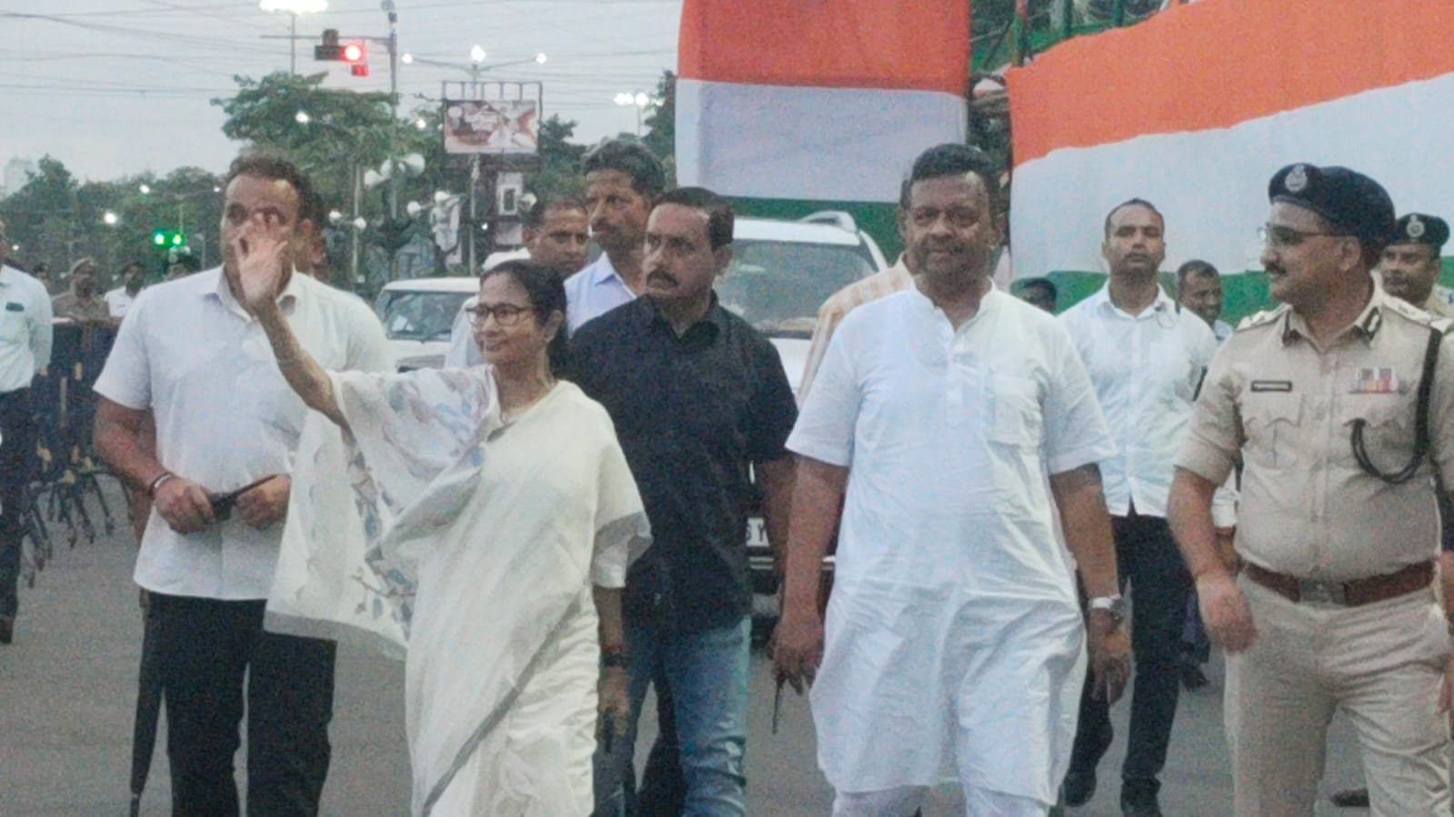 Mamata Banerjee watched preparations of 21 july shahid diwas