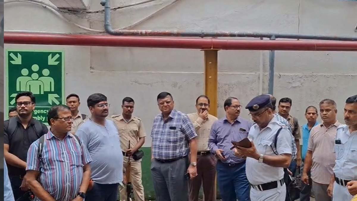 Fire at Election Commission office Kolkata