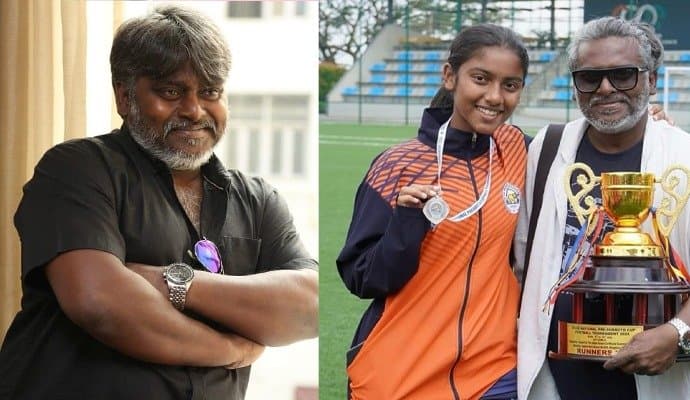 Dibyendu Bhattacharya's Footballer Daughter Wins A Silver Medal