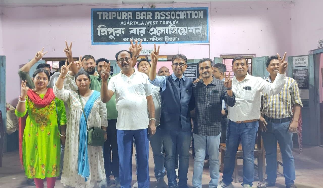 Bjp faced defeat by huge margin in Tripura bar association election