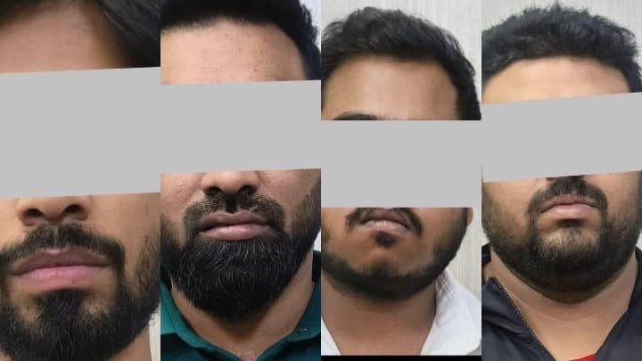 Four arrested for operating an illegal call centre in Garden Reach area gnr