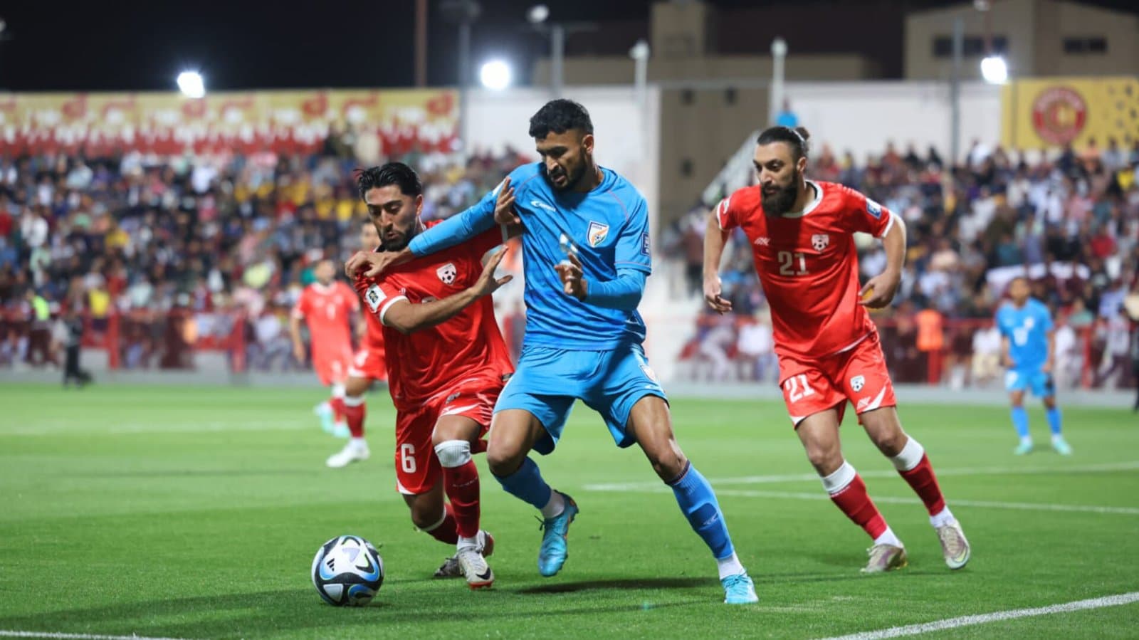 India-Afghanistan world cup qualifier end in a stalemate